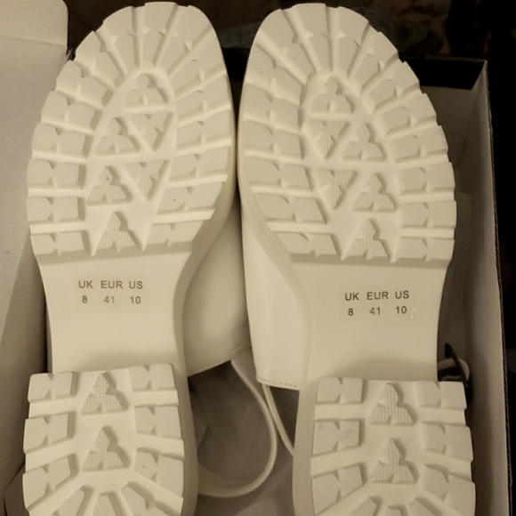 Mysoft Casual And Comfortable Everyday Platform Sandals in White Size 10 - Picture 6 of 10